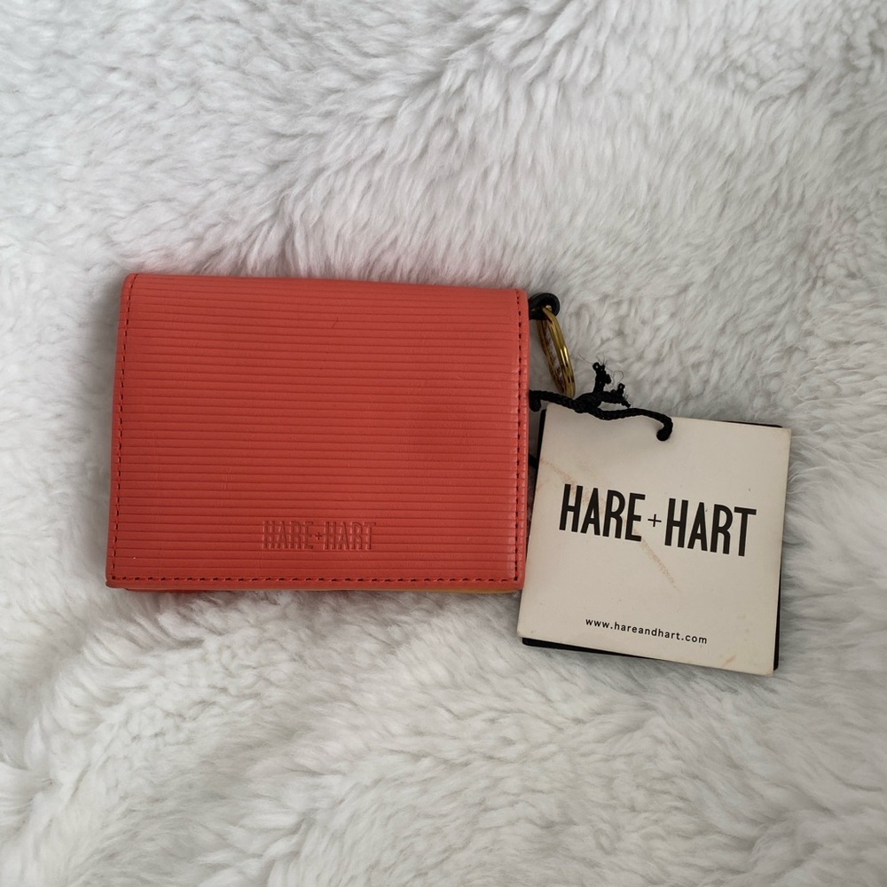 Hare + Hart Coral Card Holder